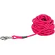 Schleppleine, Trigger Snap Hook, rund, S–L: 15 m/ø 6 mm, fuchsia